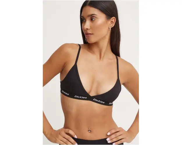 Dickies sutien culoarea negru, neted, DK0A4YSN