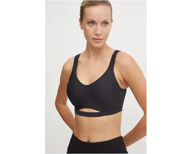 Under Armour sutien sport Infinity culoarea negru, neted, 1388502