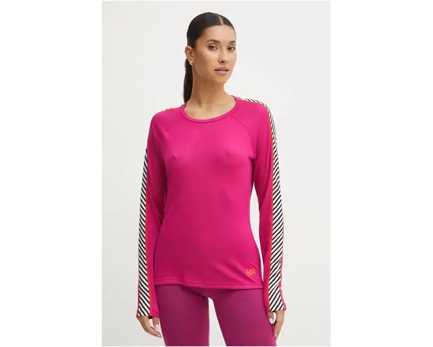 Helly Hansen longsleeve functional Lifa Active culoarea roz, 49413