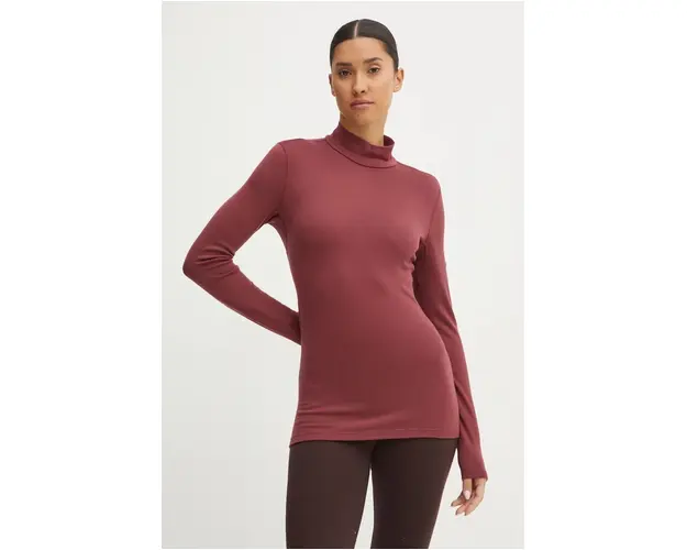 Icebreaker longsleeve functional Merino 260 Tech culoarea rosu, IB0A56IF01C1