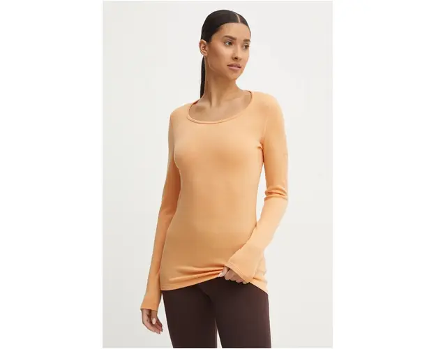 Icebreaker longsleeve functional Merino 260 Tech culoarea portocaliu, IB0A572703C1