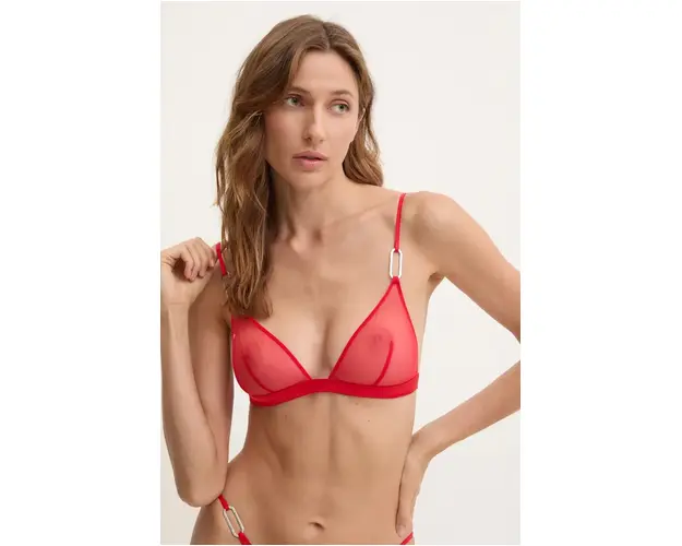 Zhilyova sutien culoarea rosu, neted, 231010210