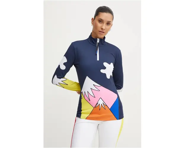 Rossignol longsleeve functional Booster x JCC culoarea albastru marin, RLNWL17