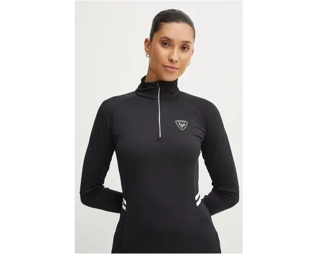 Rossignol longsleeve functional Poursuite culoarea negru, RLMWL02