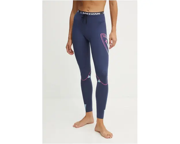 Rossignol jambiere functionale Infini Compression Race culoarea albastru marin, RLMWU04