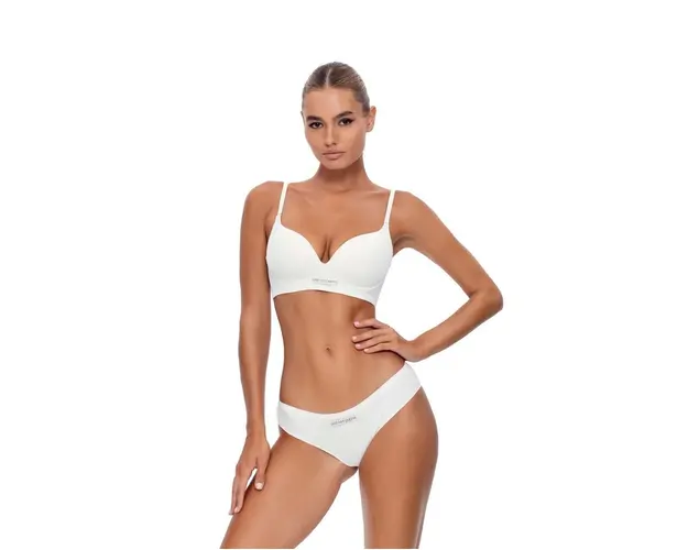GOD SAVE QUEENS chiloti brazilieni SECOND SKIN BRIEF culoarea alb, GSQ-135-XXX