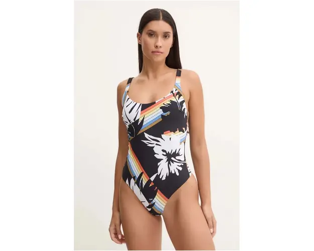 Rip Curl costum de baie dintr-o bucata Hoffman Cheeky culoarea negru, cupa usor rigidizata, 0KEWSW