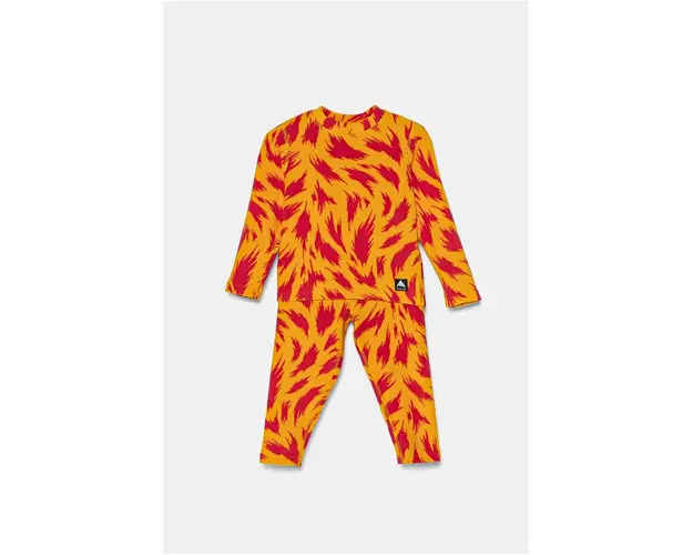 Burton compleu copii culoarea galben, 132141