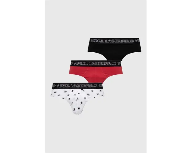 Karl Lagerfeld slip 3-pack barbati, culoarea rosu, 245M2106