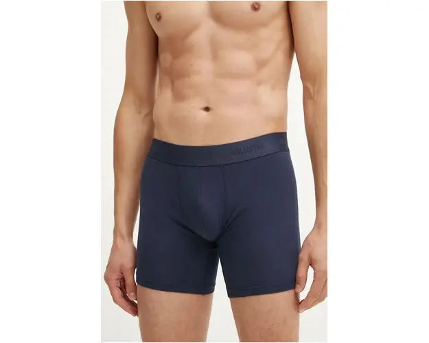 Hollister Co. boxeri 5-pack barbati, culoarea alb, KI314-4025