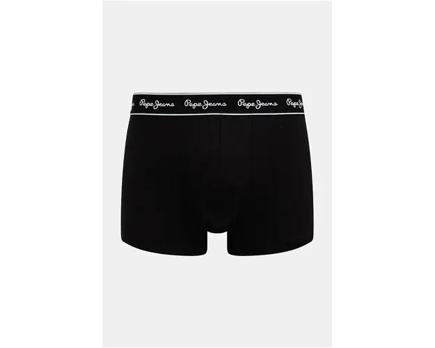 Pepe Jeans boxeri SOLID TK 3P 3-pack barbati, culoarea negru, PMU11171