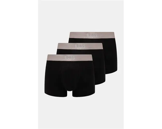 BOSS boxeri 3-pack barbati, culoarea negru, 50514998