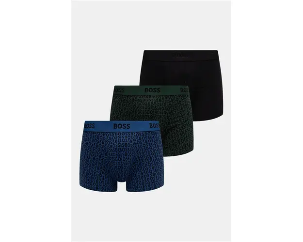 BOSS boxeri 3-pack barbati, culoarea negru, 50524595