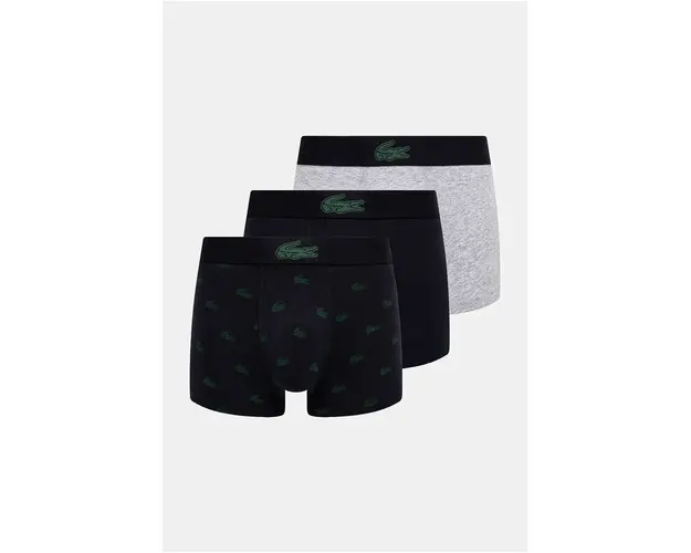 Lacoste boxeri 3-pack barbati, culoarea negru, 5H5154