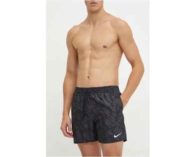 Nike pantaloni scurti de baie culoarea gri, NESSE566
