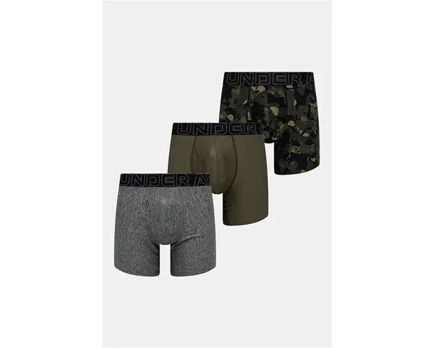 Under Armour boxeri 3-pack barbati, culoarea verde, 25UUSHJ193