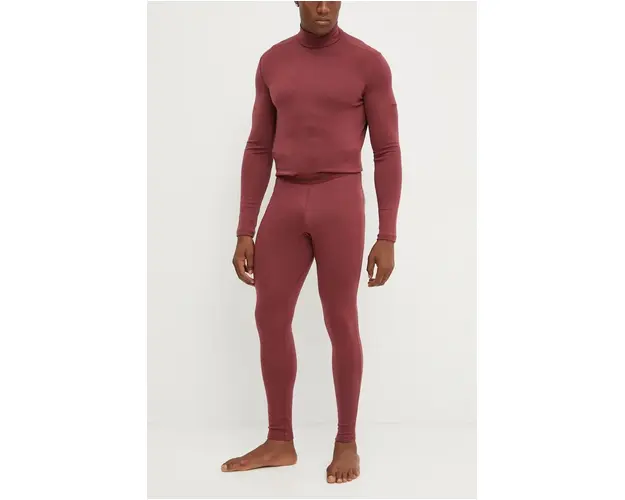 Icebreaker jambiere functionale Merino 260 Tech culoarea bordo, IB10437301C1