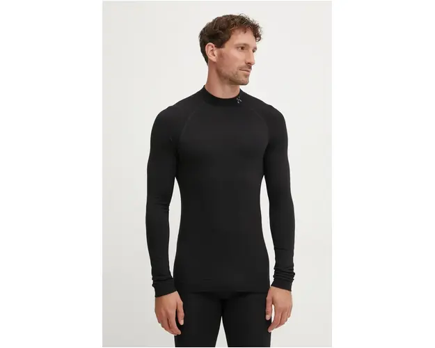 Haglöfs longsleeve functional Latnja Wool culoarea negru, 607476