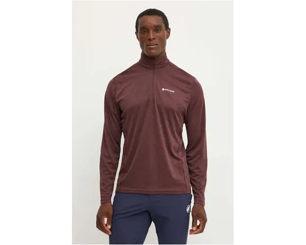 Montane longsleeve functional Dart culoarea bordo, MDRZI18