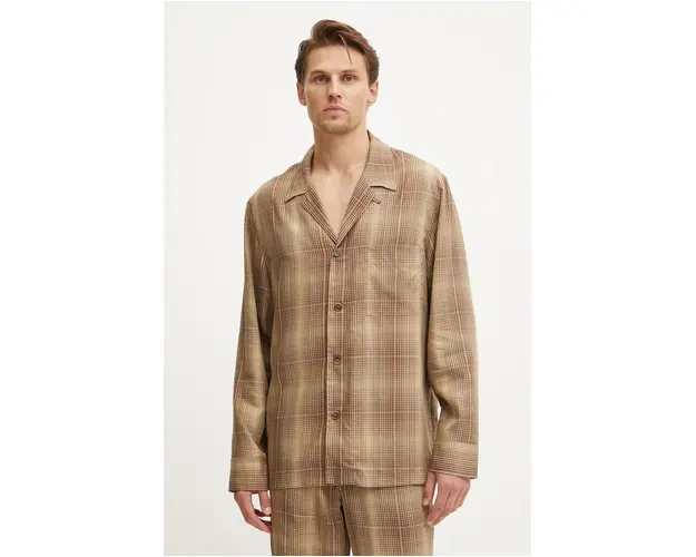 CDLP pijama barbati, culoarea maro, modelator, MHO012052201