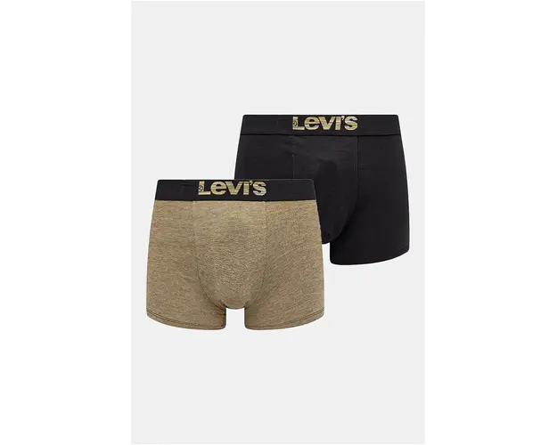 Levi's boxeri 2-pack barbati, culoarea negru, 37149-1001