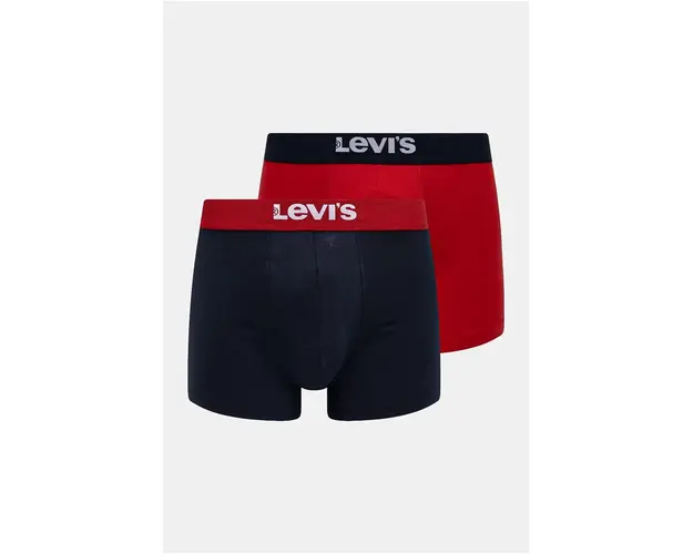 Levi's boxeri 2-pack barbati, culoarea rosu, 37149-1004