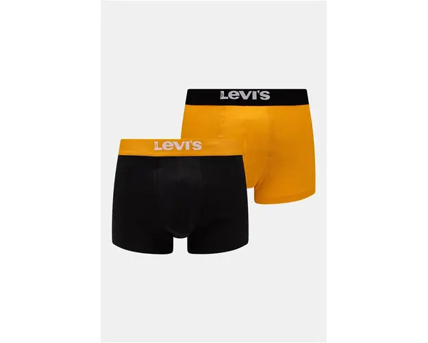 Levi's boxeri 2-pack barbati, culoarea galben, 37149-1006