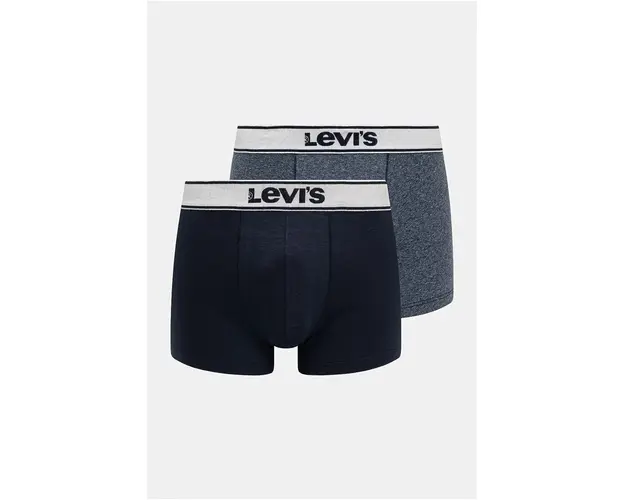 Levi's boxeri 2-pack barbati, culoarea albastru marin, 37149-0935
