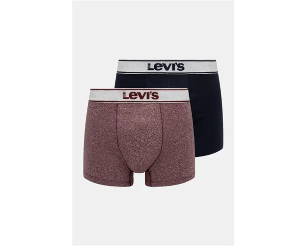Levi's boxeri 2-pack barbati, culoarea albastru marin, 37149-1008