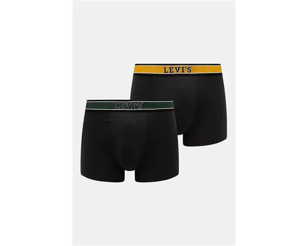 Levi's boxeri 2-pack barbati, culoarea negru, 37149-1017