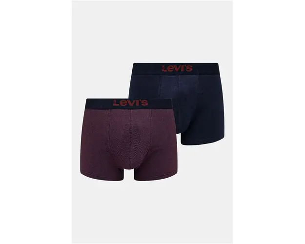 Levi's boxeri 2-pack barbati, culoarea albastru marin, 37149-1028