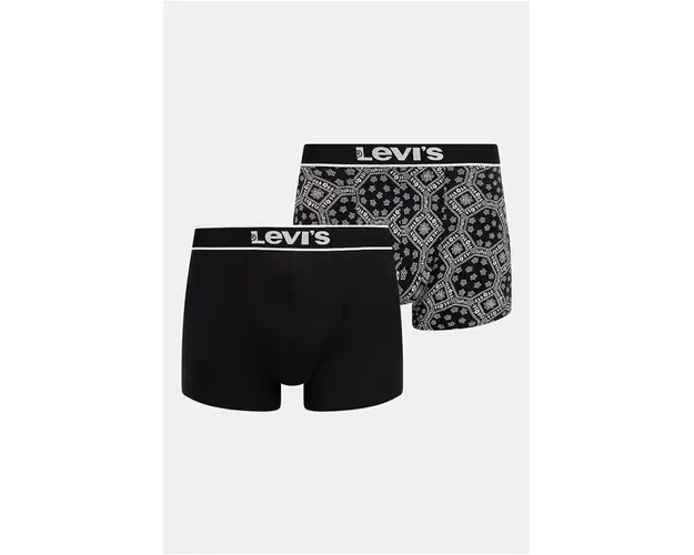 Levi's boxeri 2-pack barbati, culoarea negru, 37149-1030