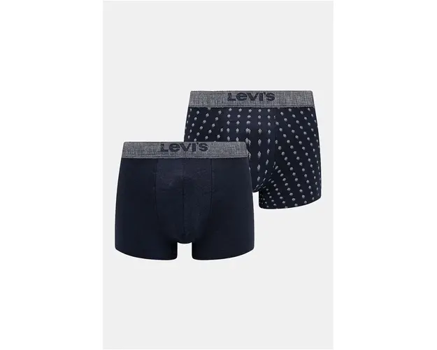 Levi's boxeri 2-pack barbati, culoarea albastru marin, 37149-1038