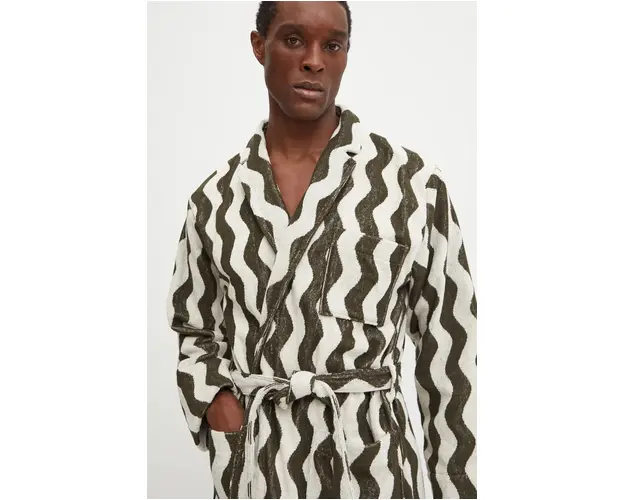 OAS halat de baie din bumbac culoarea bej, 8102