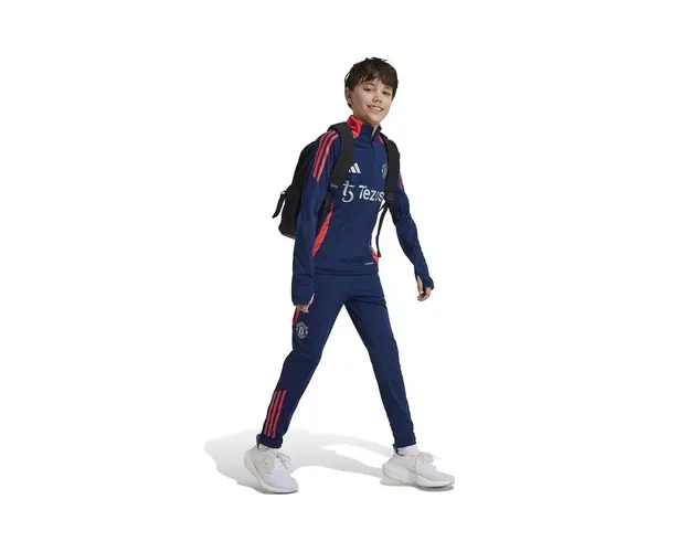 adidas Performance bluza copii MUFC TR TOPY culoarea albastru marin, cu imprimeu, IT4242