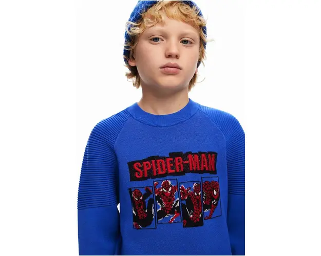 Desigual bluza copii SPIDERMAN cu imprimeu, 24WBJF02