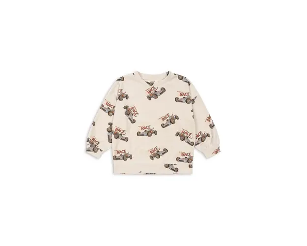 Konges Sløjd bluza copii ITTY SWEATSHIRT GOTS culoarea bej, modelator, KS101540