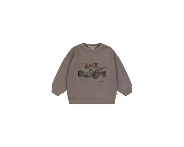 Konges Sløjd bluza copii LOU SWEATSHIRT OCS culoarea gri, cu imprimeu, KS101568