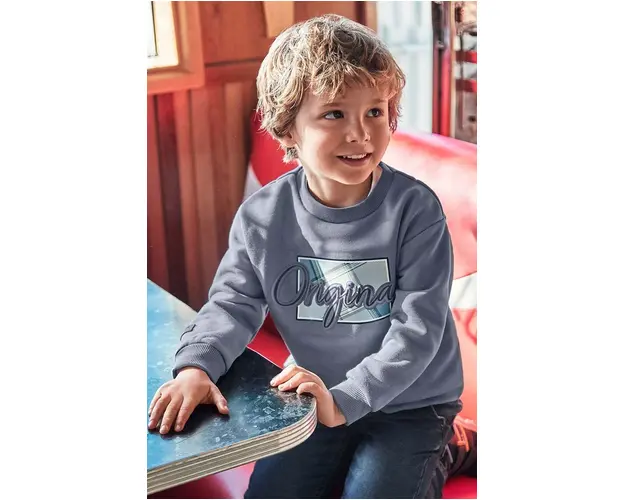 Mayoral bluza copii culoarea gri, cu imprimeu, 4452