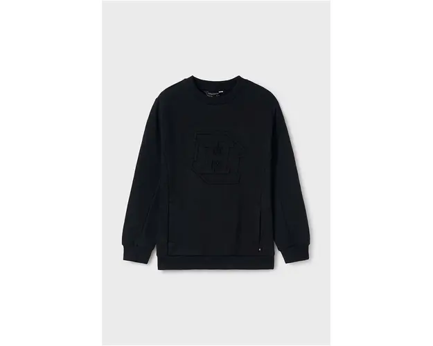 Mayoral bluza copii culoarea negru, cu imprimeu, 7448