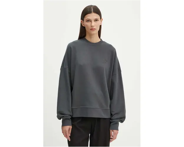 Iceberg hanorac de bumbac femei, culoarea gri, cu imprimeu, E041 6317