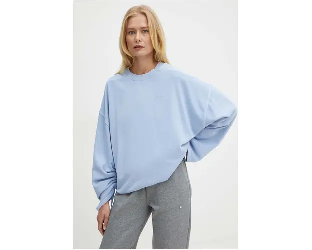 Boss Orange hanorac de bumbac femei, neted, 50518541