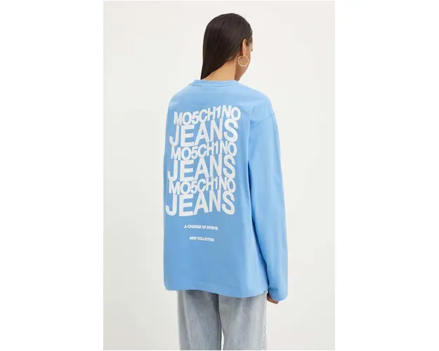 Moschino Jeans longsleeve din bumbac 1205.8234