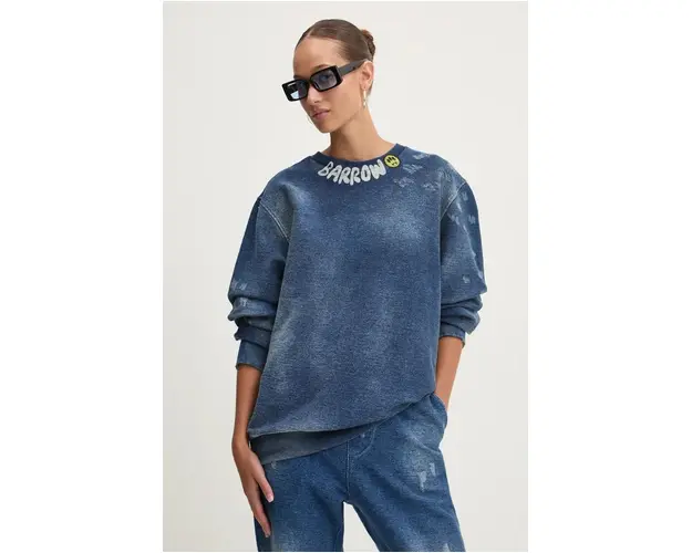 Barrow hanorac de bumbac femei, neted, F4BWUASW034