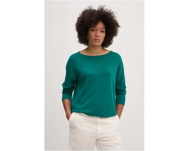 United Colors of Benetton pulover femei, culoarea verde, light, 103CD10AV