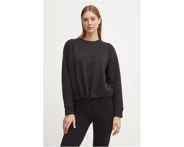 Dkny bluza femei, culoarea negru, cu imprimeu, DP4T9946