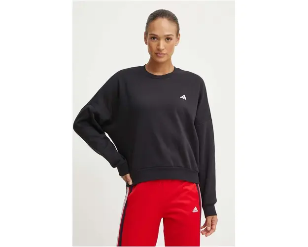adidas bluza Essentials femei, culoarea negru, neted, IX7940