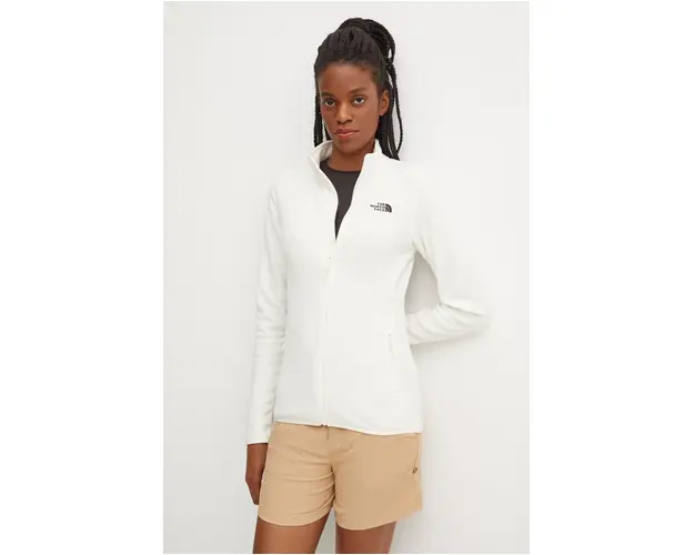 The North Face hanorac 100 Glacier culoarea bej, neted, NF0A855O4HP1