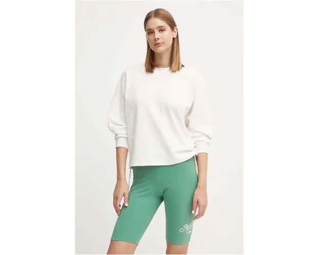 adidas Originals bluza femei, culoarea alb, neted, IZ4943