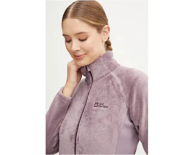 Jack Wolfskin hanorac Rotwand culoarea violet, neted, A61899